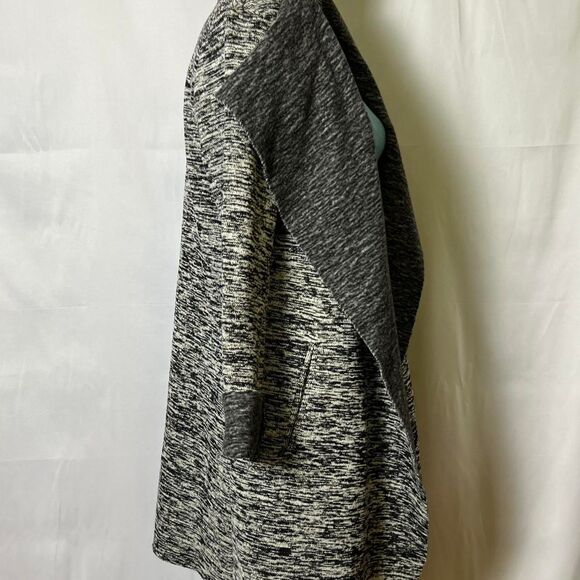 Nic-zoe‎ Women's Grey and Black Lounge Around Spacedye Jacket - Picture 4 of 8